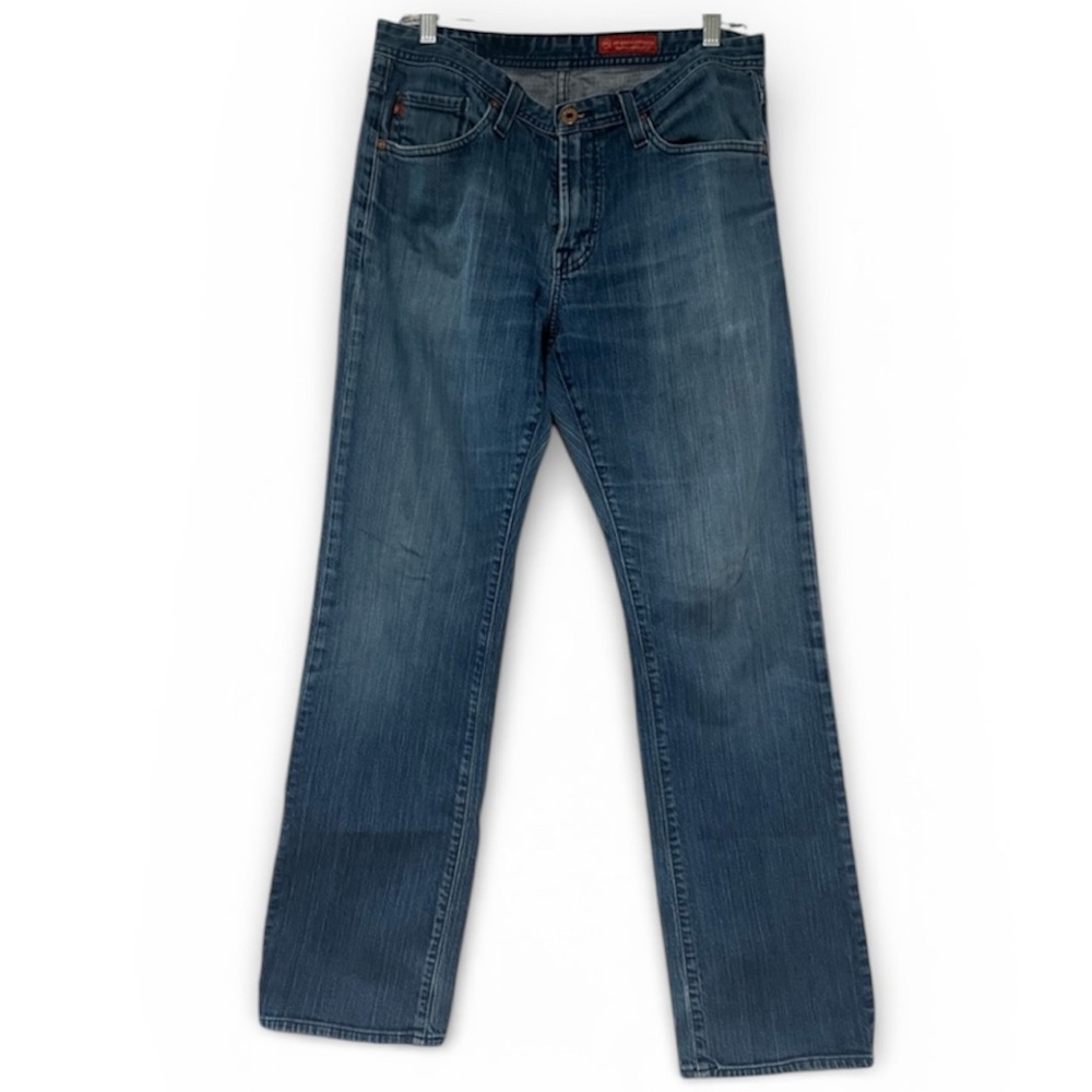 Ag Adriano Goldschmied Straight Blue Jeans